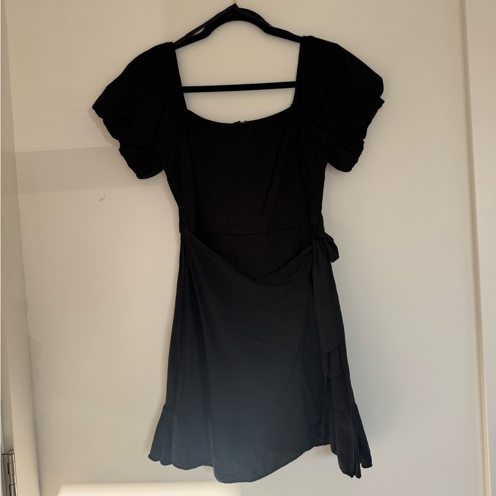 Black Wrap Dress